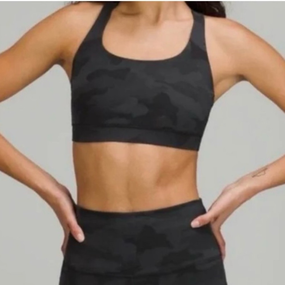 Lululemon Energy Heritage Camo Sports Bra